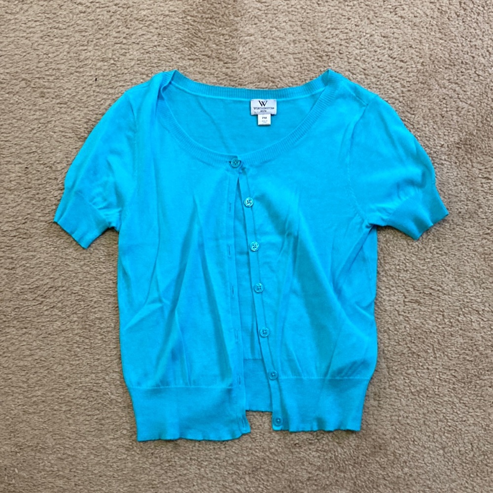 Worthington short sleeve cardigan